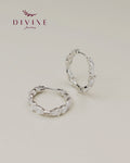 Silver earrings 145