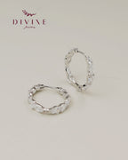 Silver earrings 145