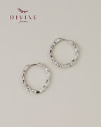 Silver earrings 145