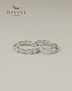 Silver earrings 145