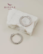 Silver earrings 146