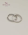 Silver earrings 146