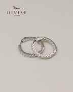 Silver earrings 146