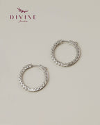Silver earrings 146