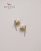 Silver earrings 152
