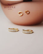 Silver earrings 153