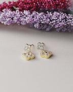 Silver earrings 158