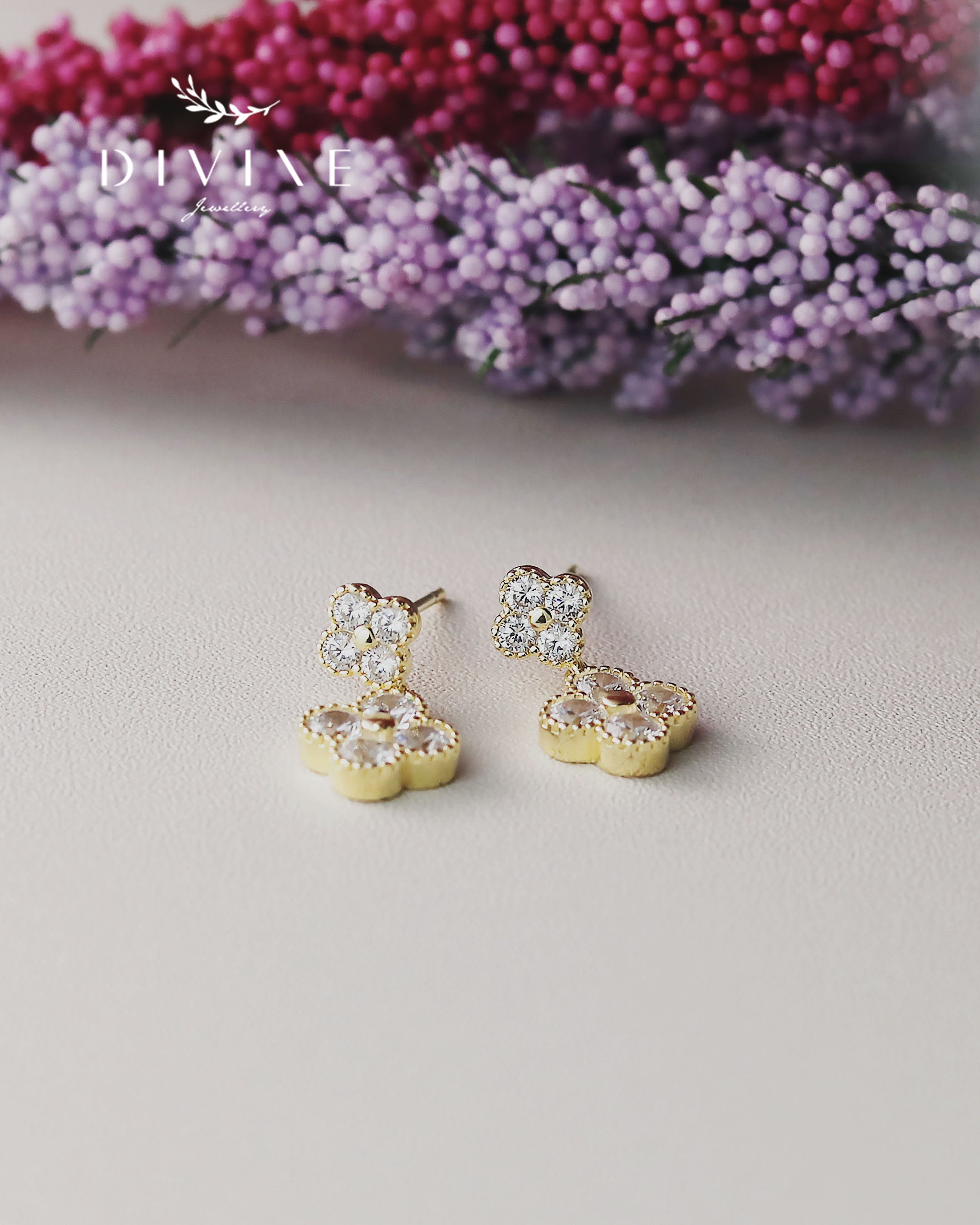 Silver earrings 158