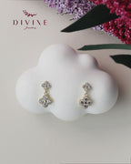 Silver earrings 158