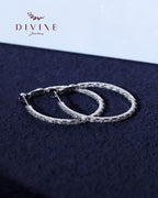 Silver earrings 112