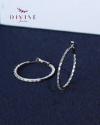 Silver earrings 112