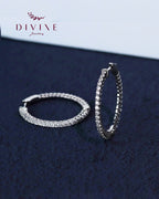 Silver earrings 113