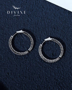 Silver earrings 113