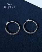 Silver earrings 114