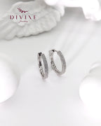 Silver earrings 111