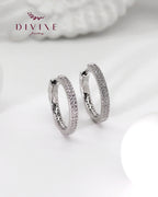 Silver earrings 111