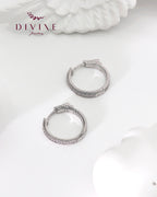 Silver earrings 111