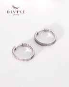 Silver earrings 111