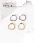 Silver earrings 110