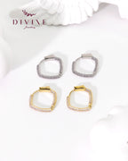 Silver earrings 110
