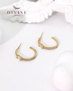 Silver earrings 109