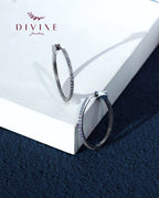 Silver earrings 115