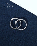 Silver earrings 115