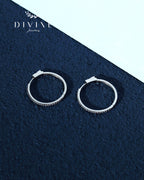 Silver earrings 115