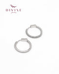 Silver earrings 107
