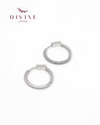 Silver earrings 107