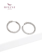 Silver earrings 107