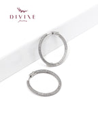 Silver earrings 106