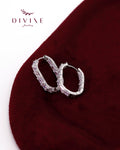 Silver earrings 118