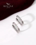 Silver earrings 119