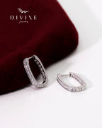 Silver earrings 119