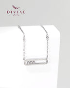 Silver Necklace 107