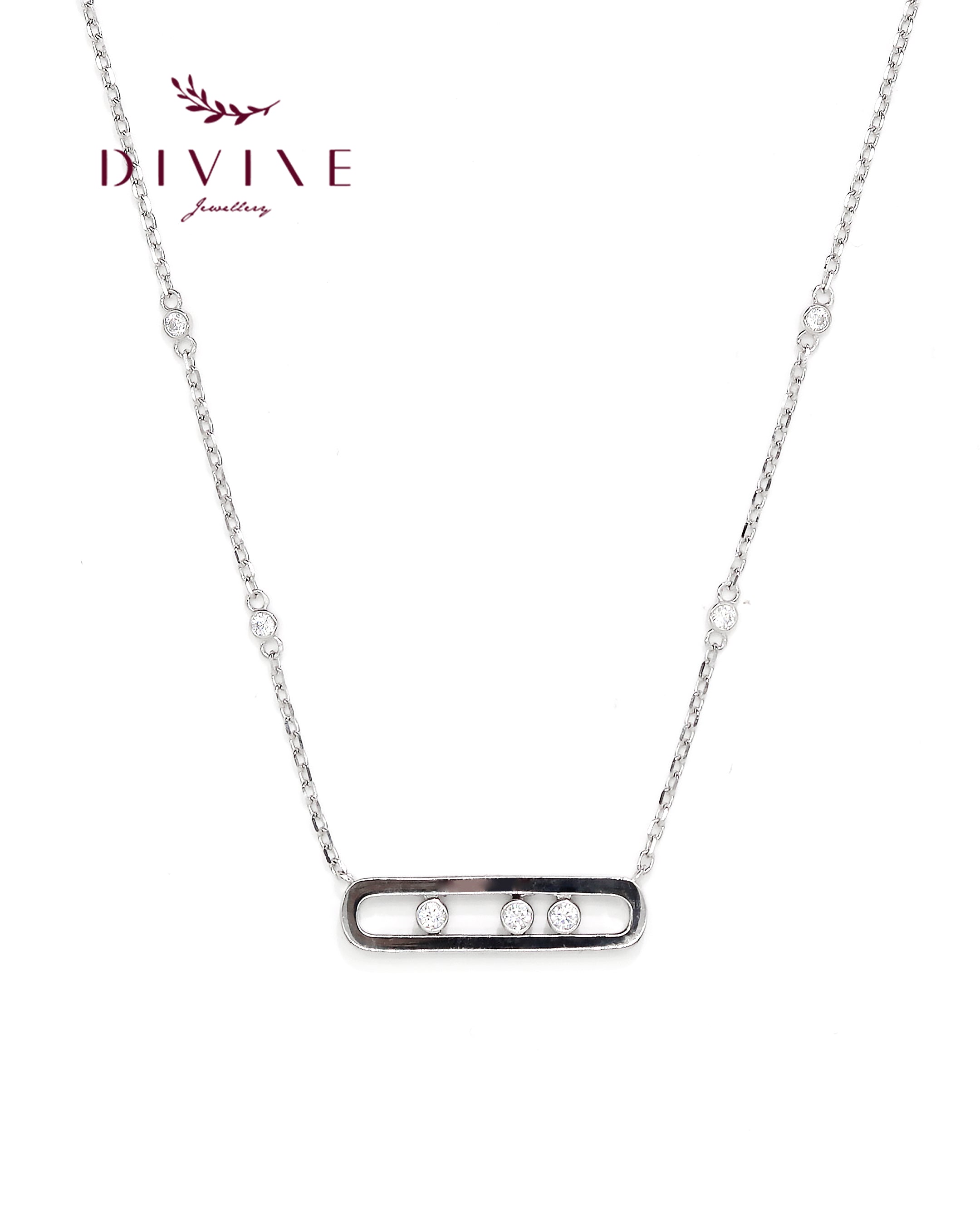 Silver Necklace 107
