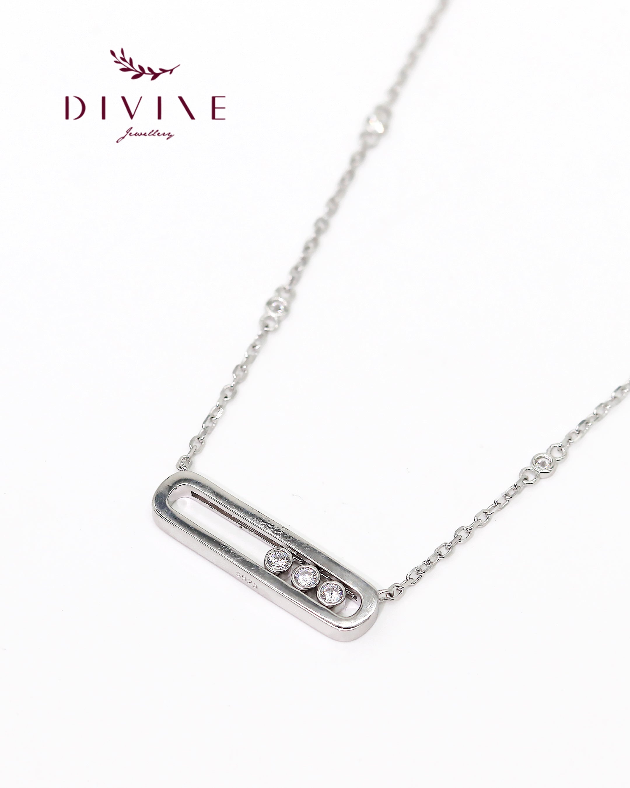 Silver Necklace 107