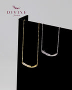 Silver Necklace 123