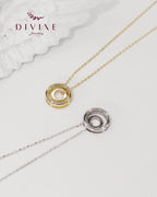Silver Necklace 128