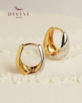 Silver earrings 203
