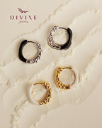 Silver earrings 163