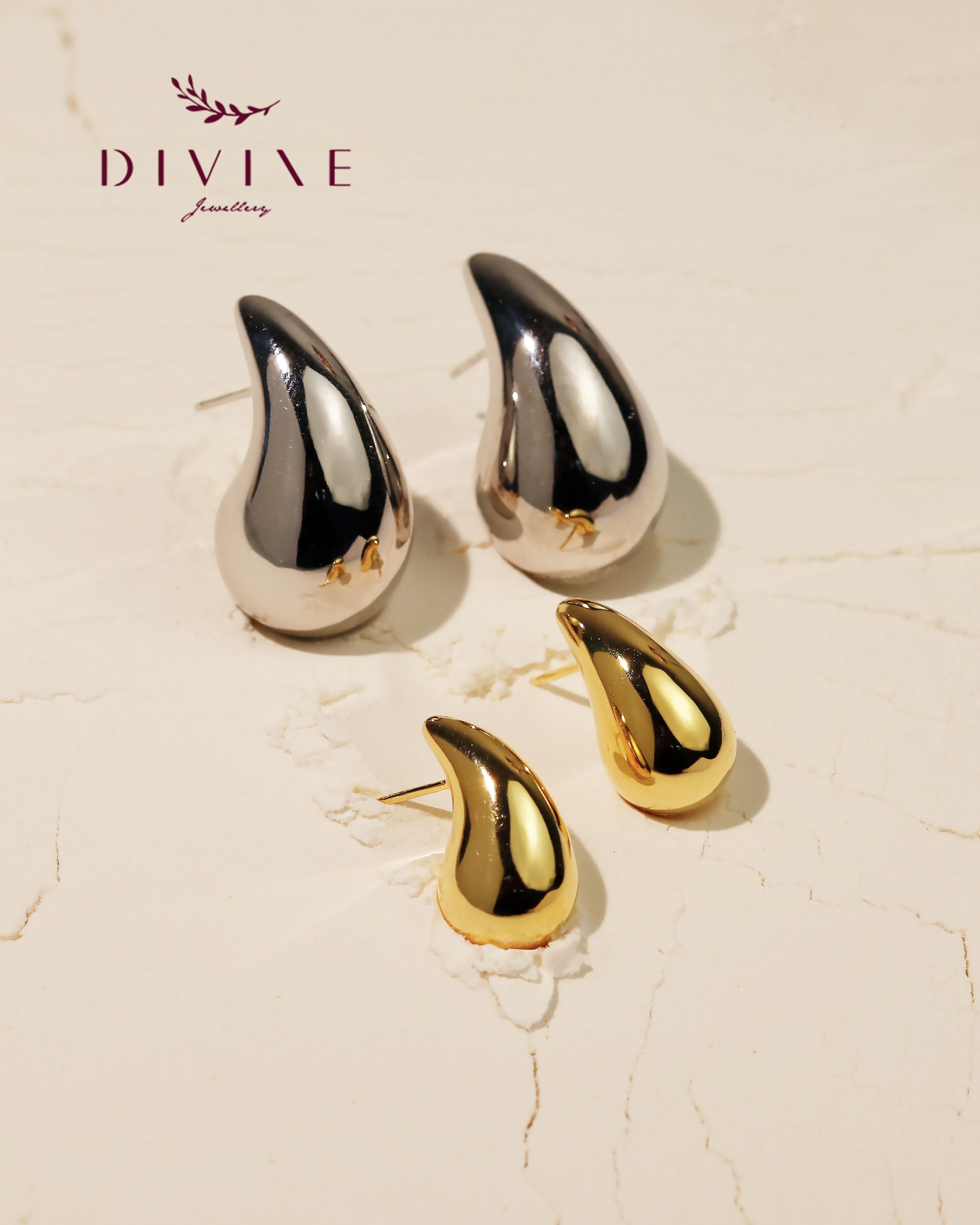 Silver earrings 165