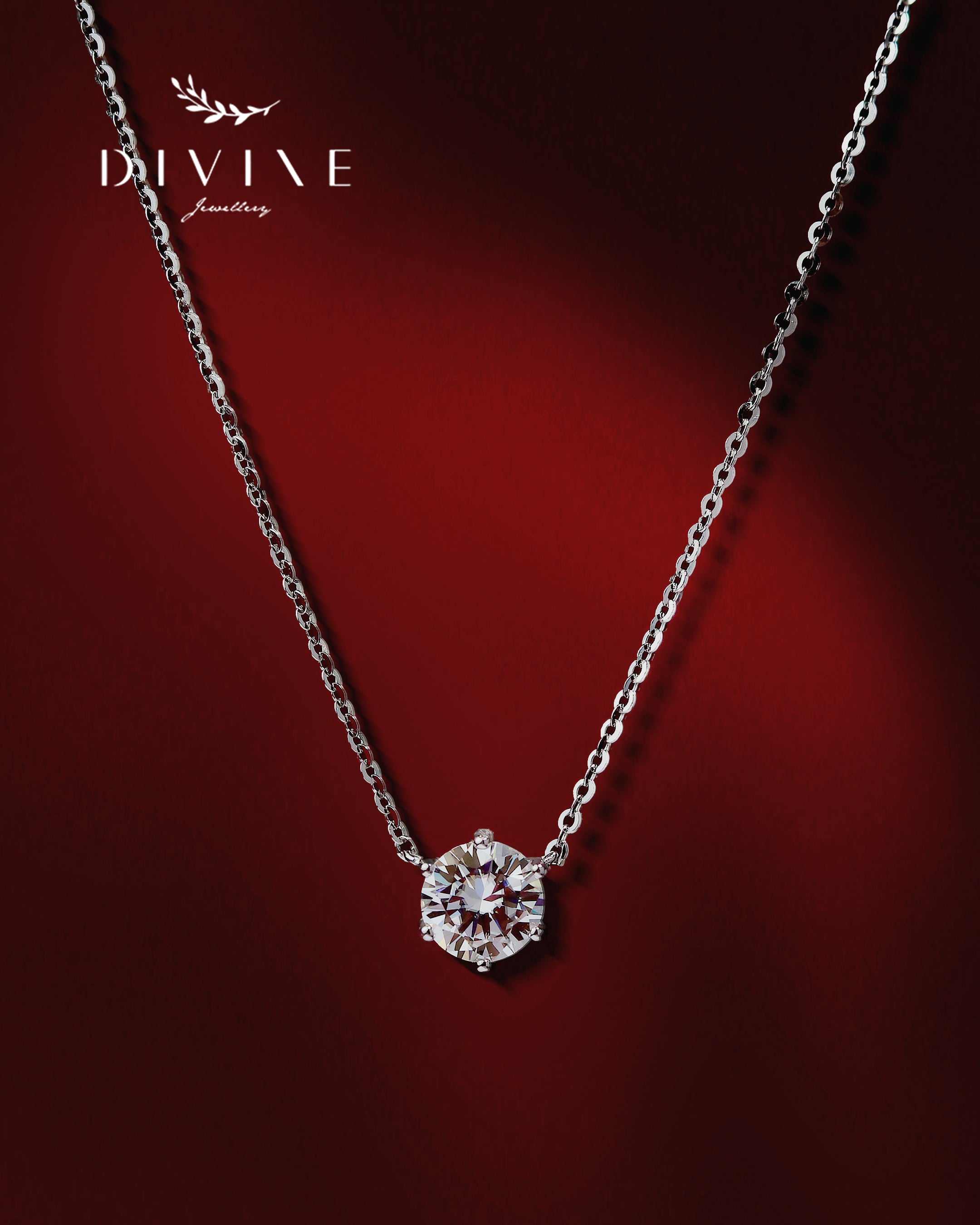 Moissanite Necklace 002