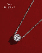 Moissanite Necklace 002