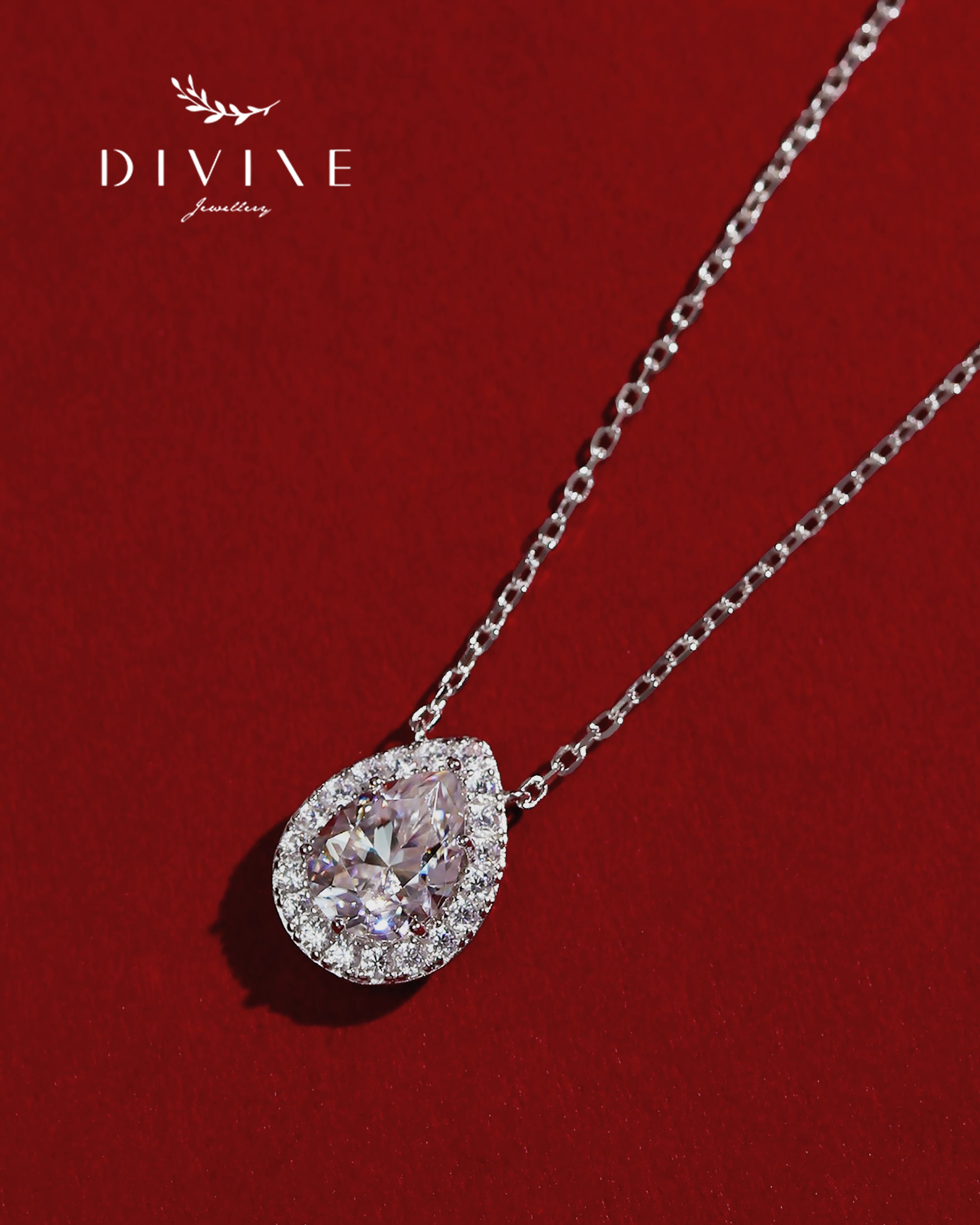 Moissanite Necklace 003