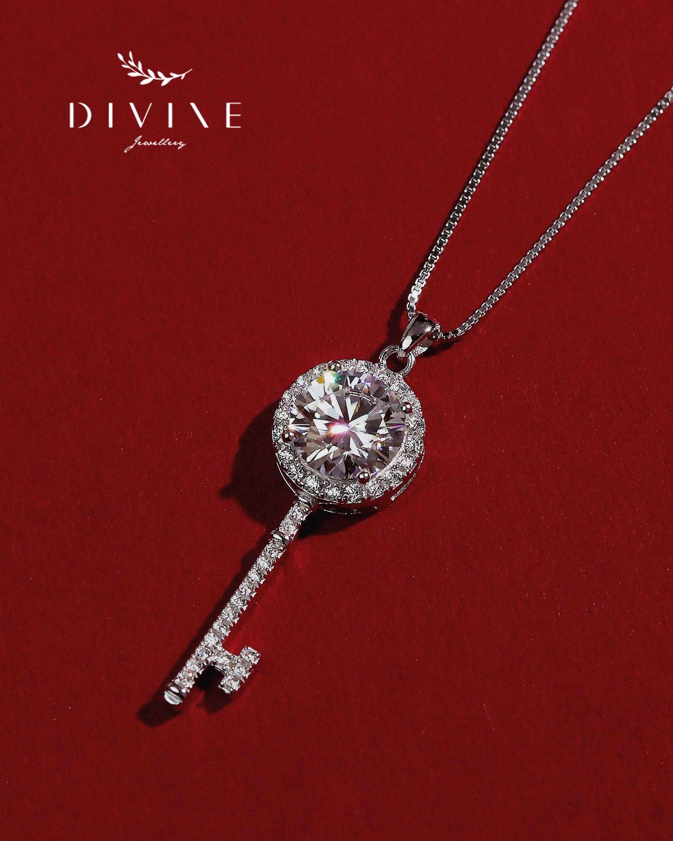 Moissanite Necklace 004