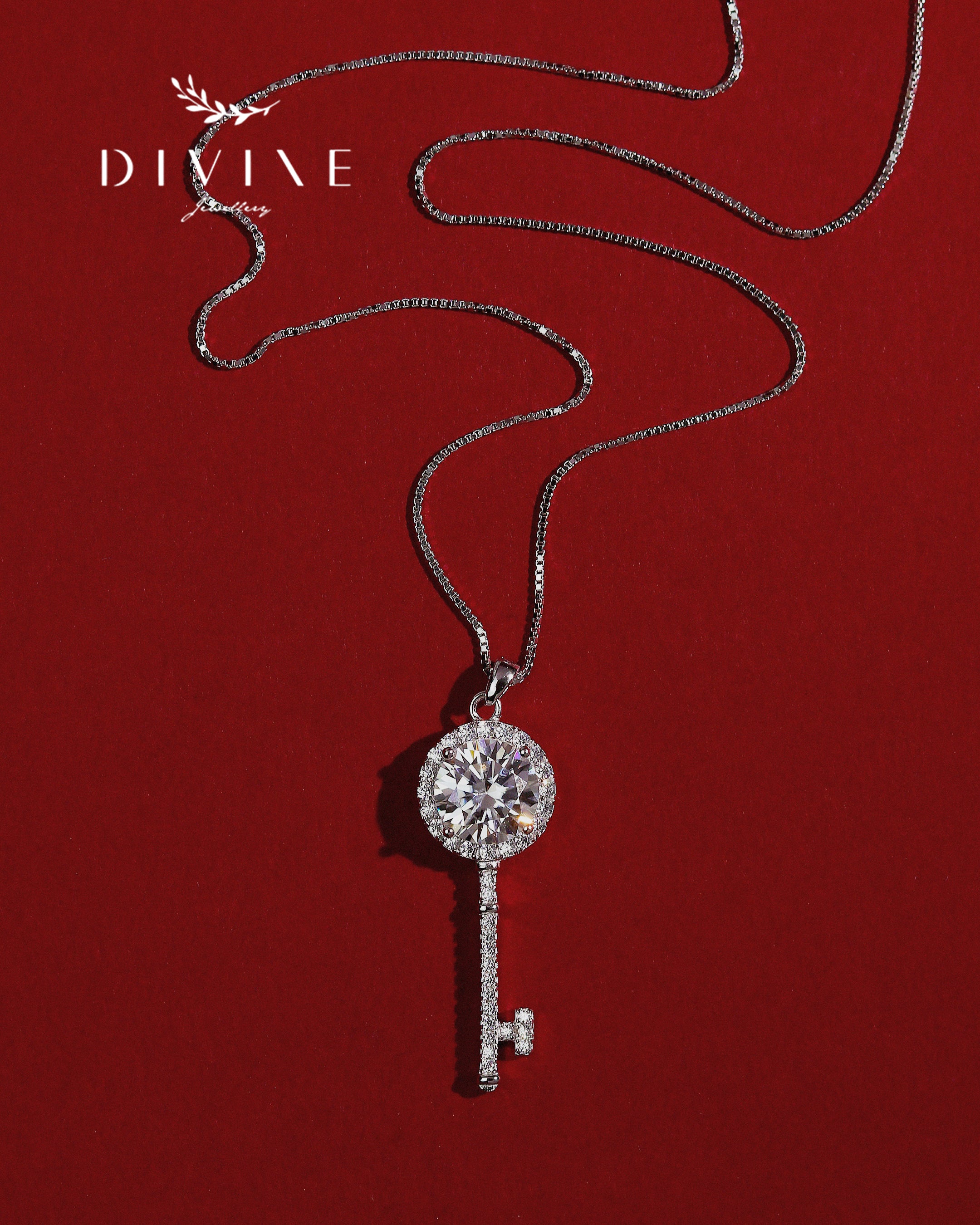 Moissanite Necklace 004