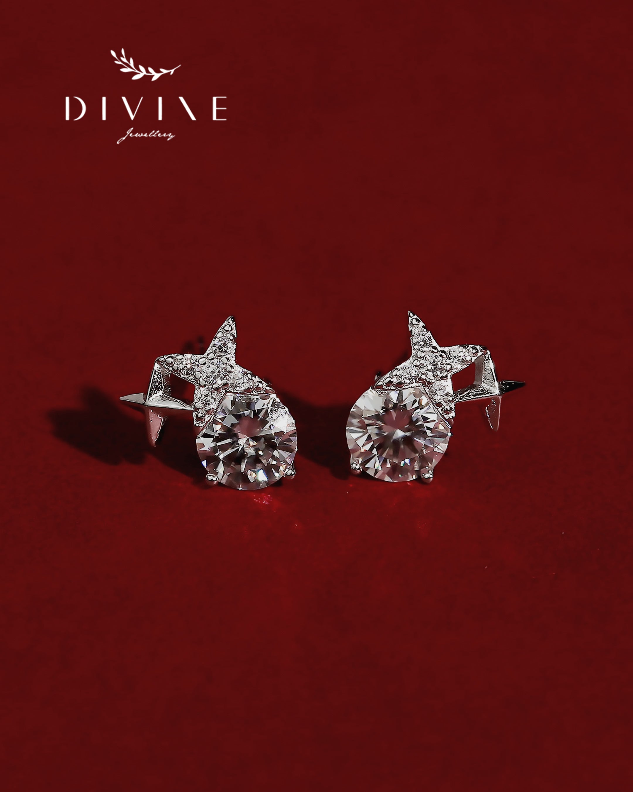 Moissanite Earrings 003