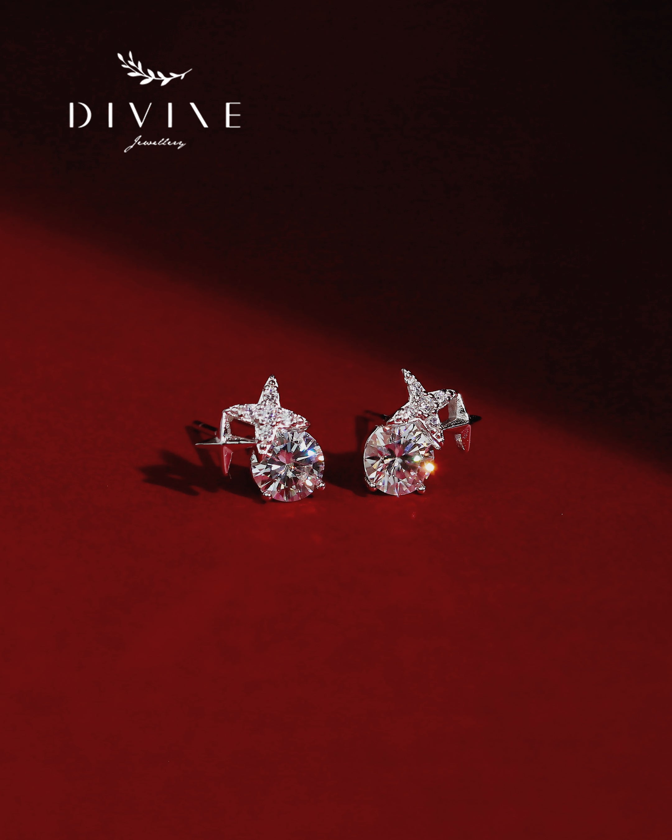 Moissanite Earrings 003